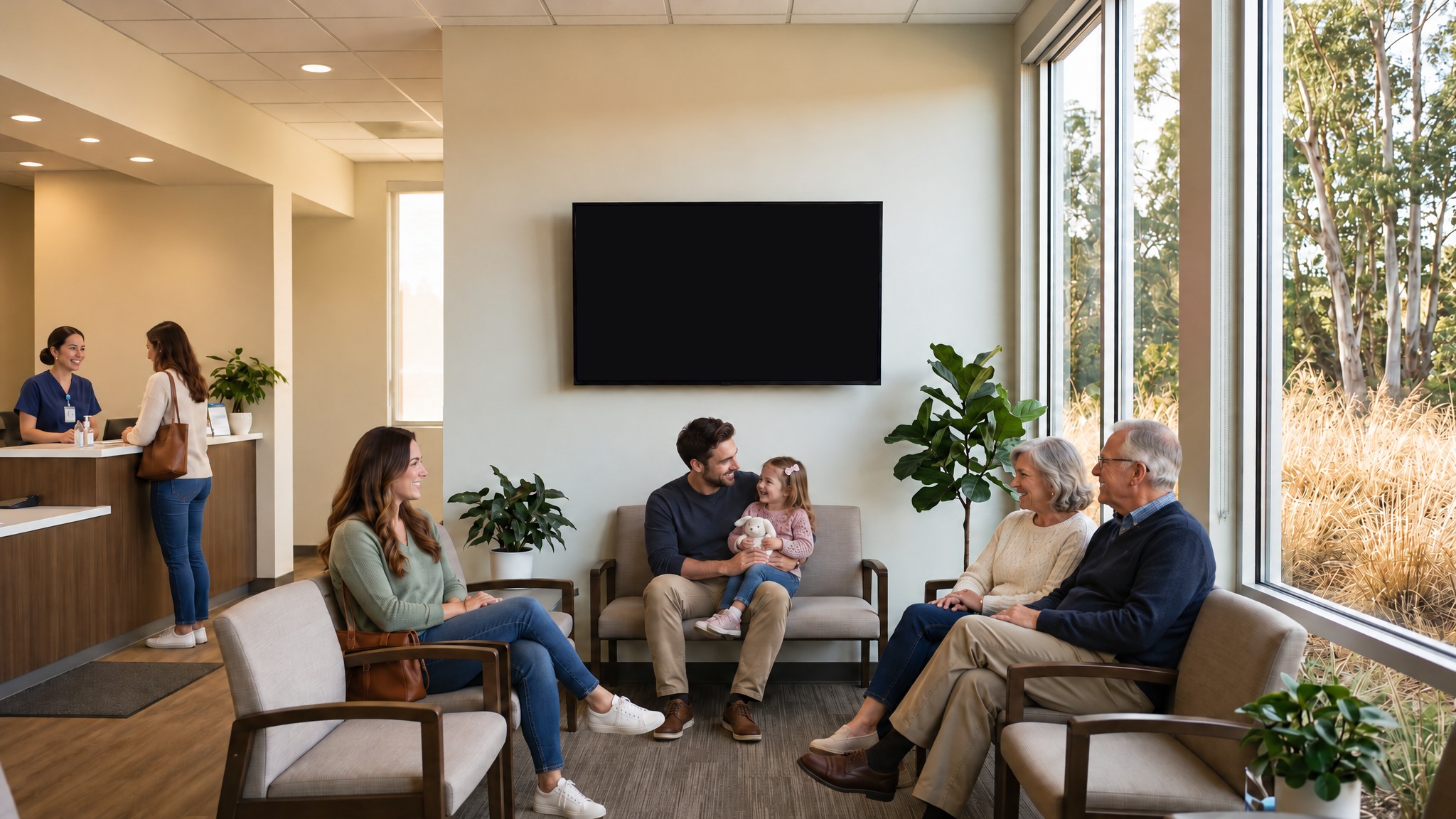 Doctors' waiting rooms